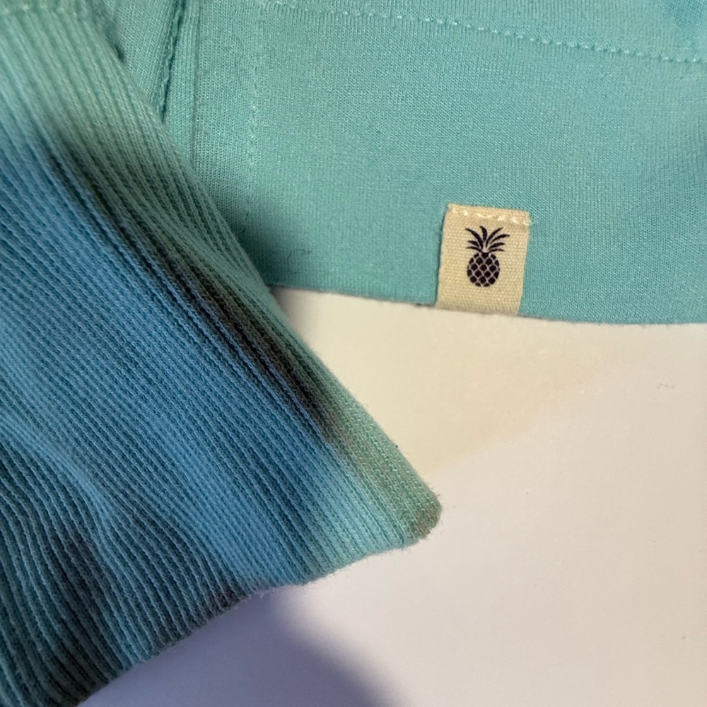 Simply Southern Sea Cropped Hoodie Large Ice Blue Coastal Cowgirl - Picture 10 of 10